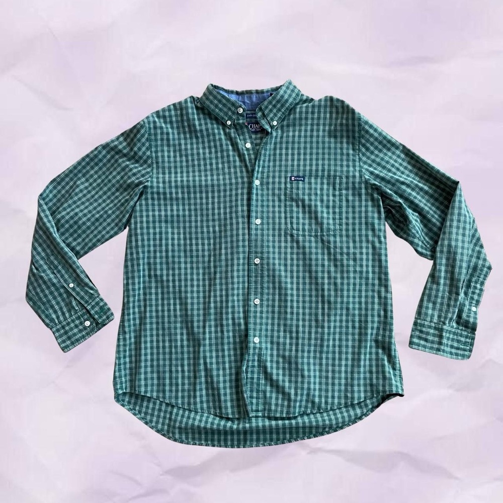 Green Checkered Men's Shirt